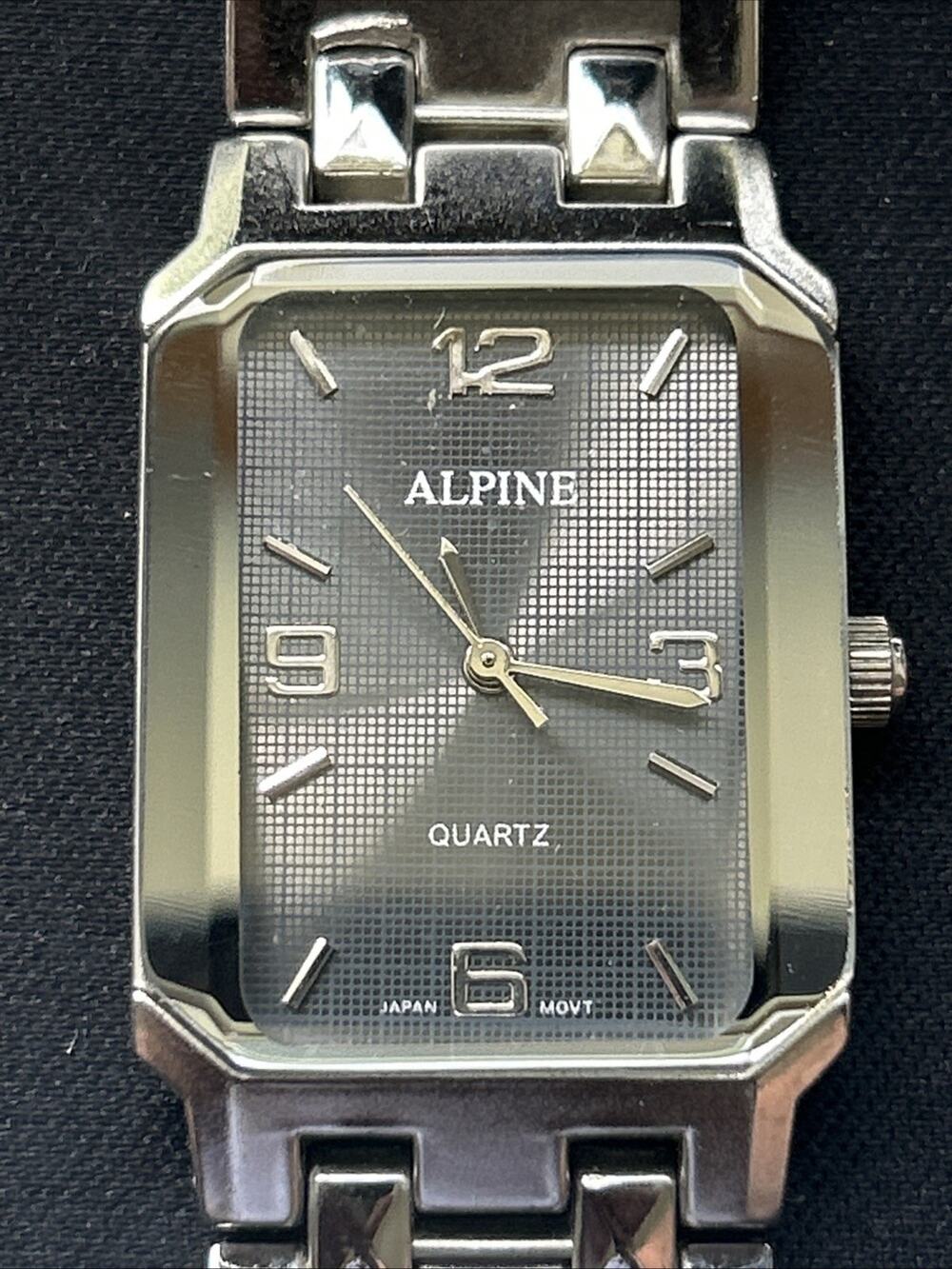 Alpine Silver Tone Gray Dial Women’s Quartz Watch